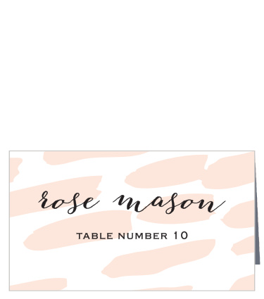 Guide your guests to their seats with our stunningly simple Giddy Graffiti Place Cards.