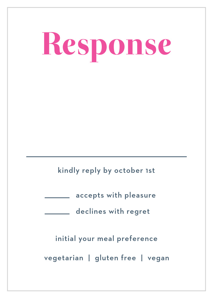 It's On Response Cards