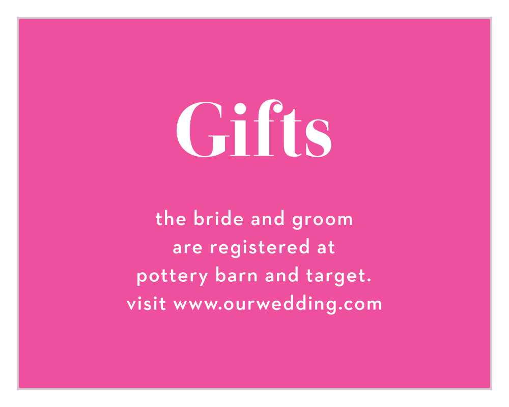 It's On Registry Cards
