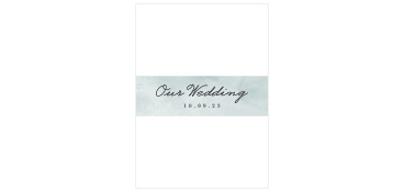 Make sure all of your cards stay organized in style with our True Love Story Wedding Belly Bands.