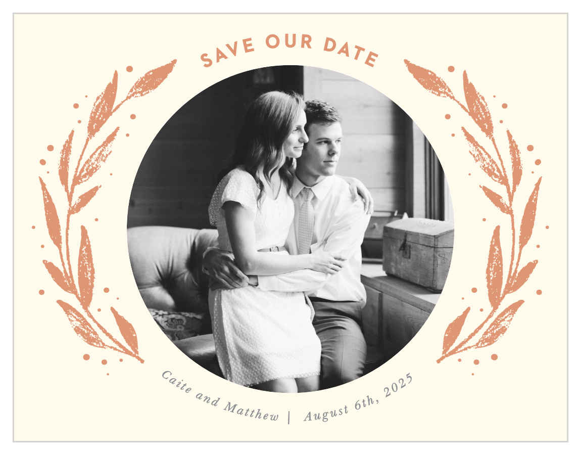 Rustic Branches Save the Date Cards