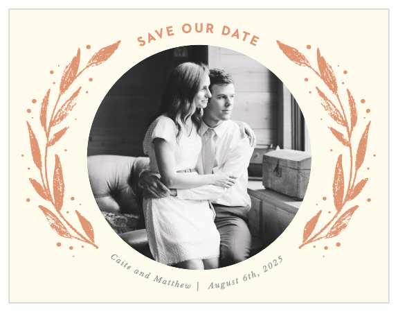 Our Rustic Branches Save-the-Date Cards ensure that your loved ones mark their calendars well in advance of your special day.