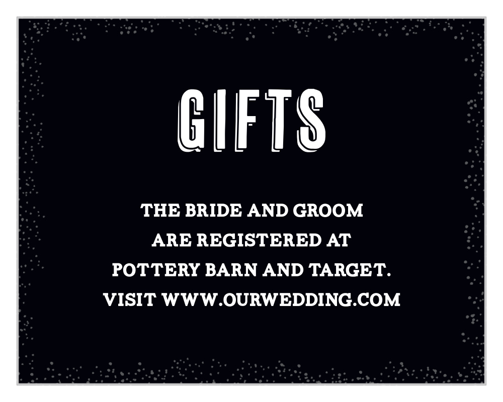 Poster Print Registry Cards