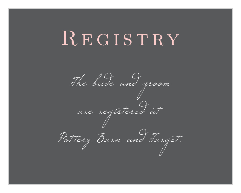 Illustrated Rose Registry Cards