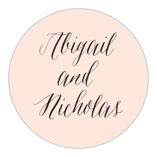 Our Delicate Botanical Wedding Stickers utilize the same gorgeous design and color scheme as several other cards in the Prim and Proper wedding suite.