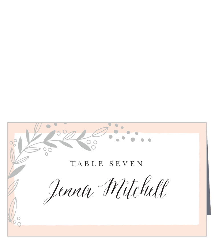Delicate Botanical Place Cards