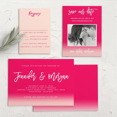 Bright Stars Wedding Invitations