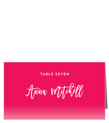 Our Bright Stars Place Cards utilize the same gorgeous design and color scheme as several other cards in the Bright Stars wedding suite.