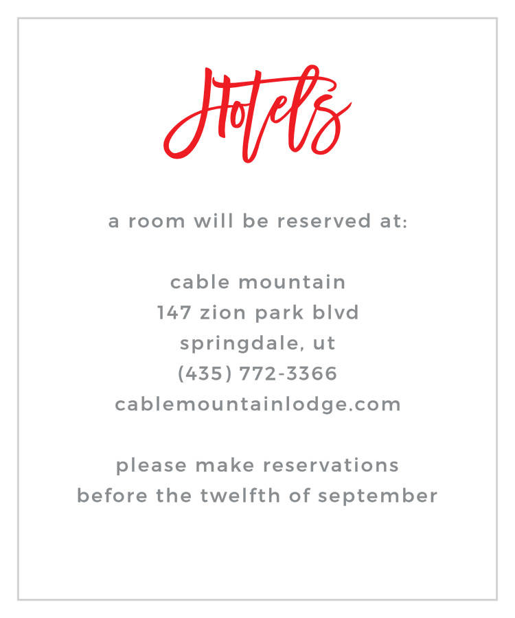 Tequila Sunrise Accommodation Cards