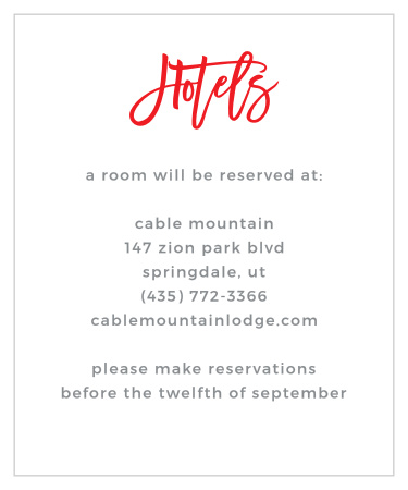 Tequila Sunrise Accommodation Cards