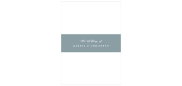 Keep all of your cards organized in style with our Elegant Photo Collage Wedding Belly Bands.