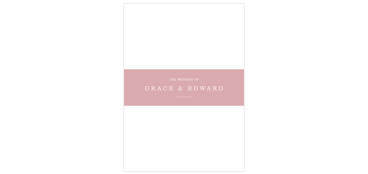 Our Photo Perfection Belly Band is the perfect complement to the Photo Perfection or any other invitation set.