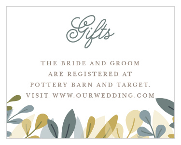 Forest Leaves Wedding Invitations by Basic Invite