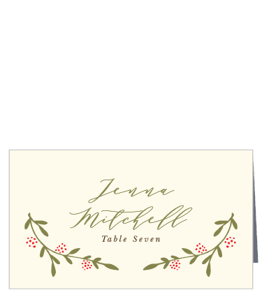 If you’re having a larger event, there’s no better way to stay organized than with the Bountiful Berries Place Cards.