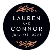 Our Gilded Frame Stickers  utilize the same gorgeous design and color scheme as several other cards in the Gilded Frame wedding suite.