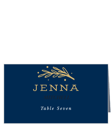 Our Simply Botanical Place Cards utilize the same gorgeous design and color scheme as several other cards in the Simply Botanical wedding suite.