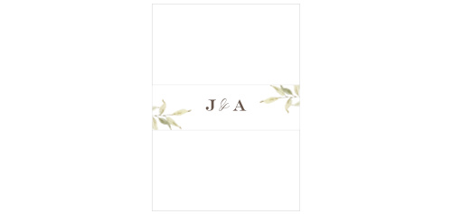 Wrap up every one of your wedding suite sets in our Vintage Classic Belly Bands!
