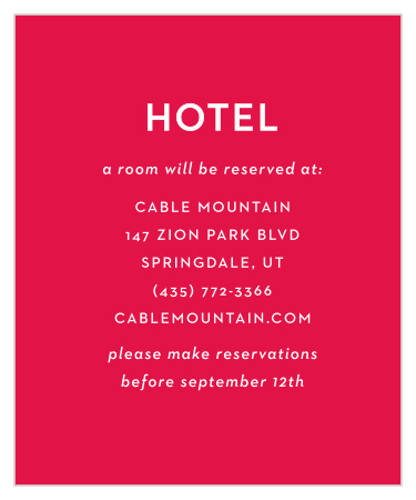 Tally up your guests as well as their individualized needs with our In The Mood Response Cards! 