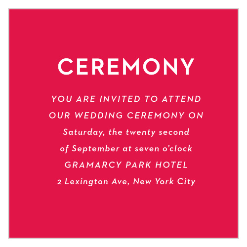 Look no further than our Torn Paper Ceremony Cards for inviting loved ones to your special ceremony!