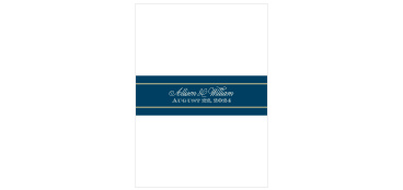 Add a traditional touch to your wedding stationery with the Photo Ribbon Belly Bands. 