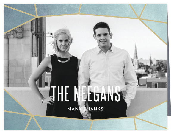 Our Gleaming Gemstone Wedding Thank You Cards are a wonderful way to send out your gratitude!