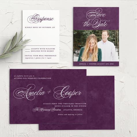 In The Mood Wedding Invitations
