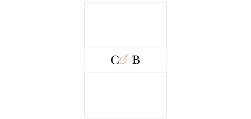 Our Fading Photo Wedding Belly Bands keep all of your cards organized together in style.