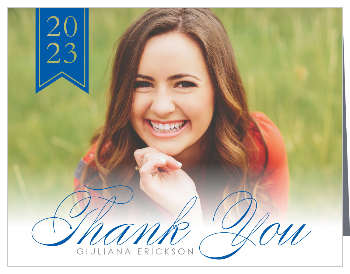 Perfectly Polished Graduation Thank You Cards