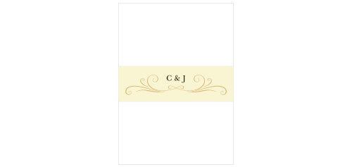 Make an enchanting impression with our Old World Vintage Belly Band. 