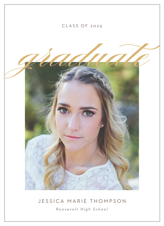 Our Drops of Sun Graduation Announcements are a wonderful way to spread the news about your graduate.
