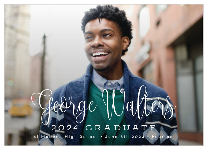 Our Everyday Celebration Graduation Announcements simply show off  your success.