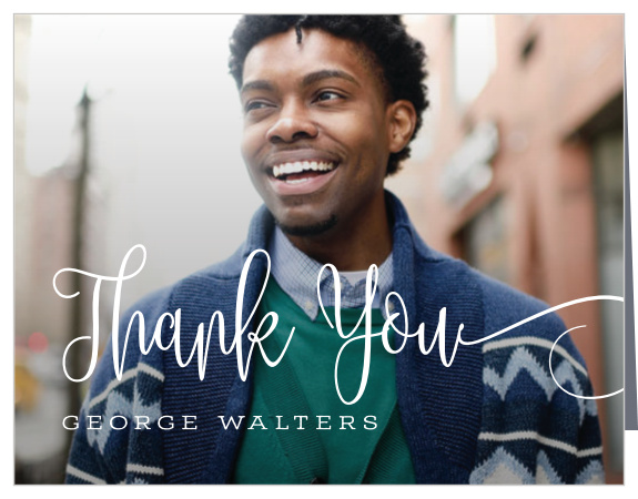 Our Everyday Celebration Graduation Thank You Card simply shows your appreciation.