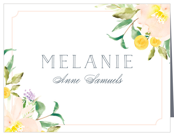 Our Melodious Melanie Graduation Thank You Card is perfect for sending your gratitude to loved ones!