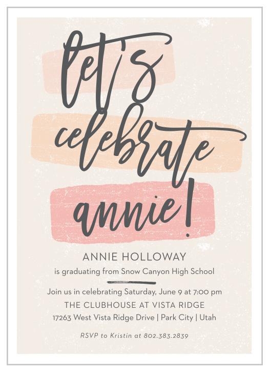 Our Celebrate the Scholar Graduation Party Invitations are the perfect fit for your graduate! 