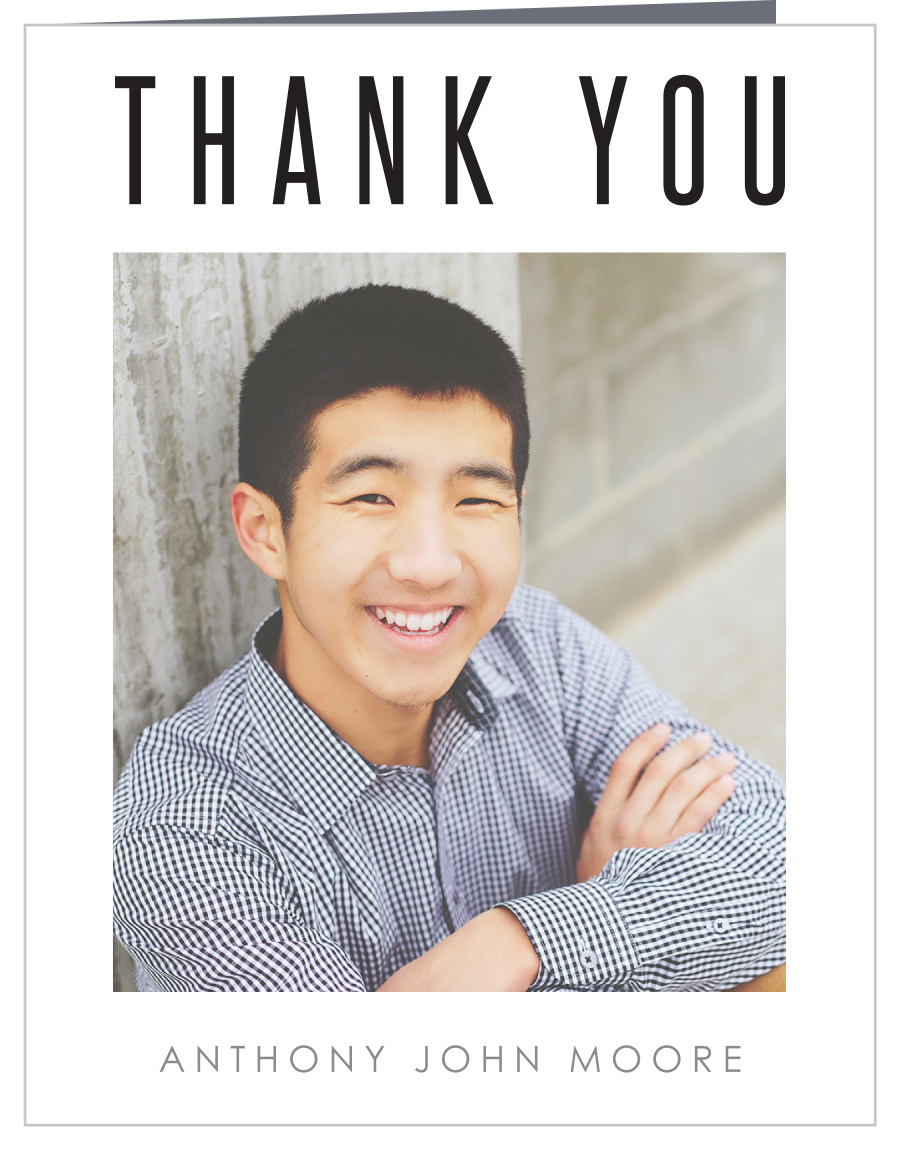 Photo Play Graduation Thank You Cards