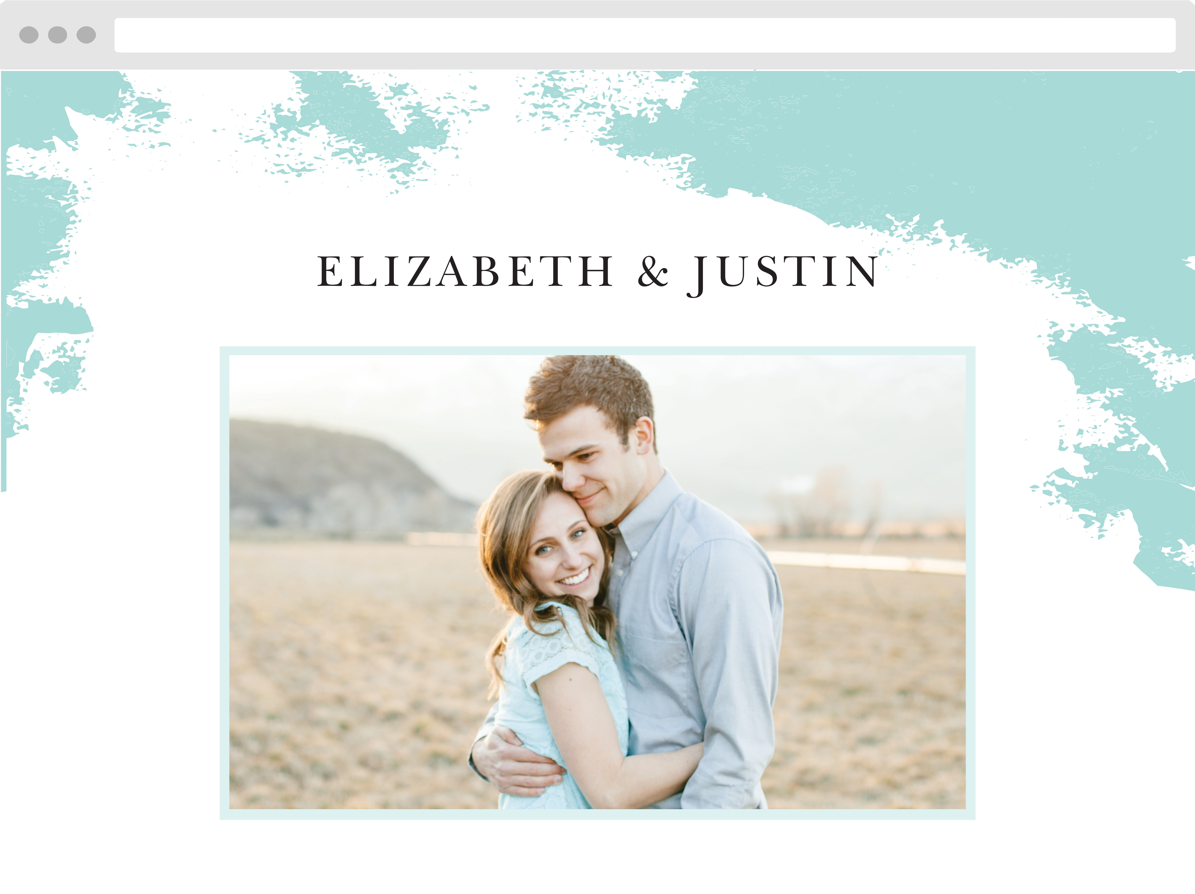Something Blue Wedding Website
