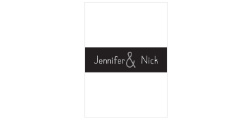 The Sweet Affection Belly Band is the perfect compliment to the Sweet Affection, or any other invitation set.
