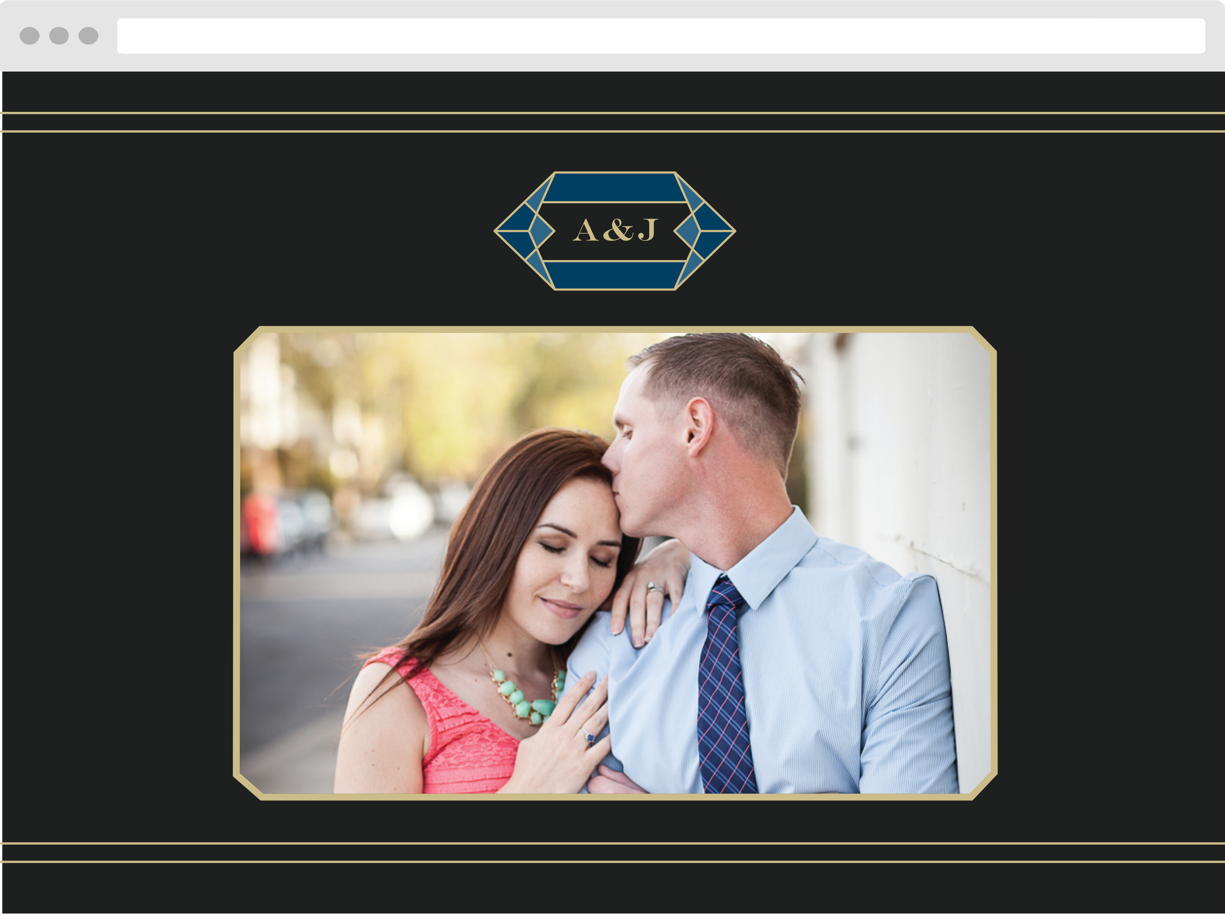 Gem Prism Wedding Website