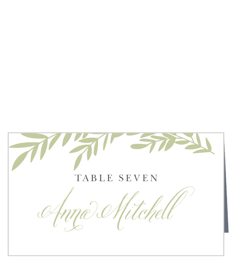 Blissful Boughs Place Cards