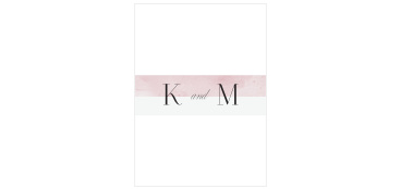 Keep all of your cards together in style with our Colorful Band Wedding Belly Bands.