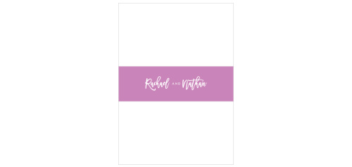 Wrap your invitations with one of our stunning Cheeky Chevron Wedding Belly Bands to finish your order off in style.
