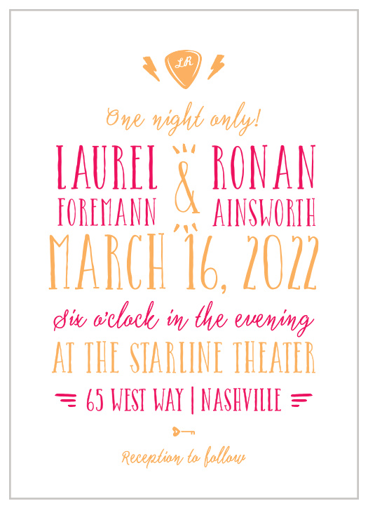 For a beautiful invitation befitting the elegance of your wedding plans, look no further than our Cupid's Keys Wedding Invitations.
