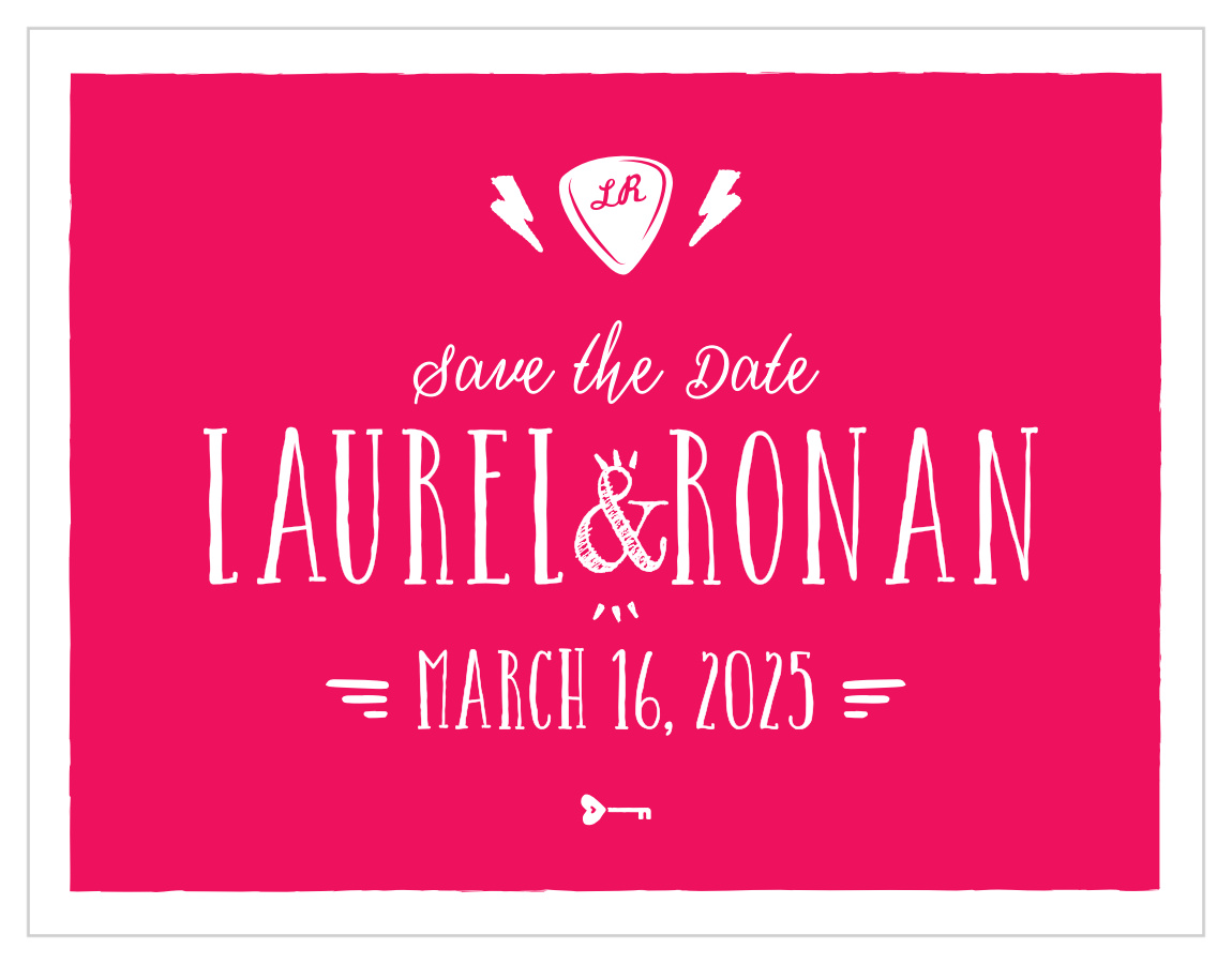 Cupid's Keys Save the Date Cards