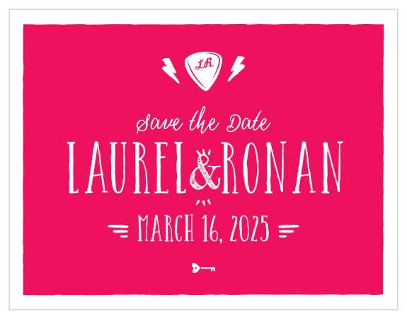 Cupid's Keys Save-the-Date Cards ensure that your loved ones mark their calendars well in advance of your special day.