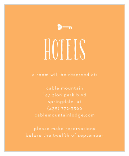 Recommend only the best local hotels to your guests with our stunning Cupid's Keys Accommodation Cards.
