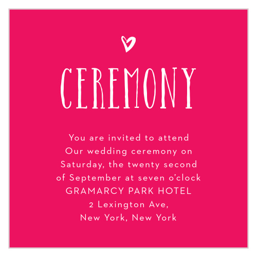 Our Cupid's Keys Ceremony Cards utilize the same gorgeous design and color scheme as several other cards in the Cupid's Keys wedding suite.