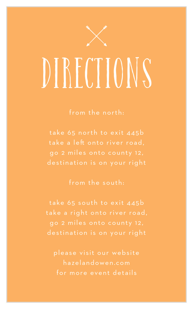Cupid's Keys Direction Cards