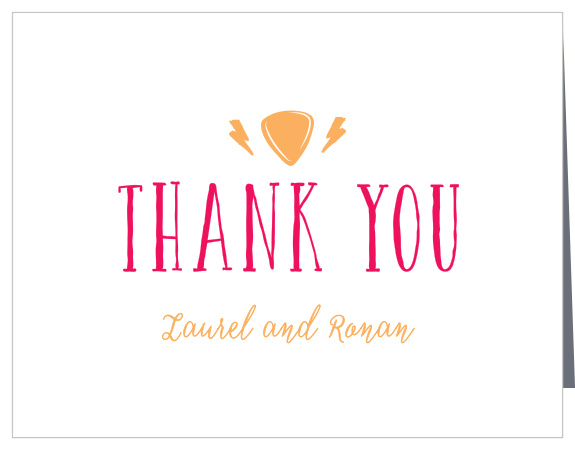 Our Cupid's Keys Wedding Thank You Cards utilize the same gorgeous design and color scheme as several other cards in the Cupid's Keys wedding suite.