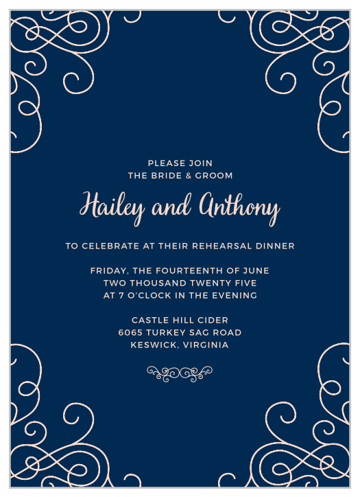 Our Modern Love Rehearsal Dinner Invitations are perfect for gathering your friends and family together for a wedding test run.