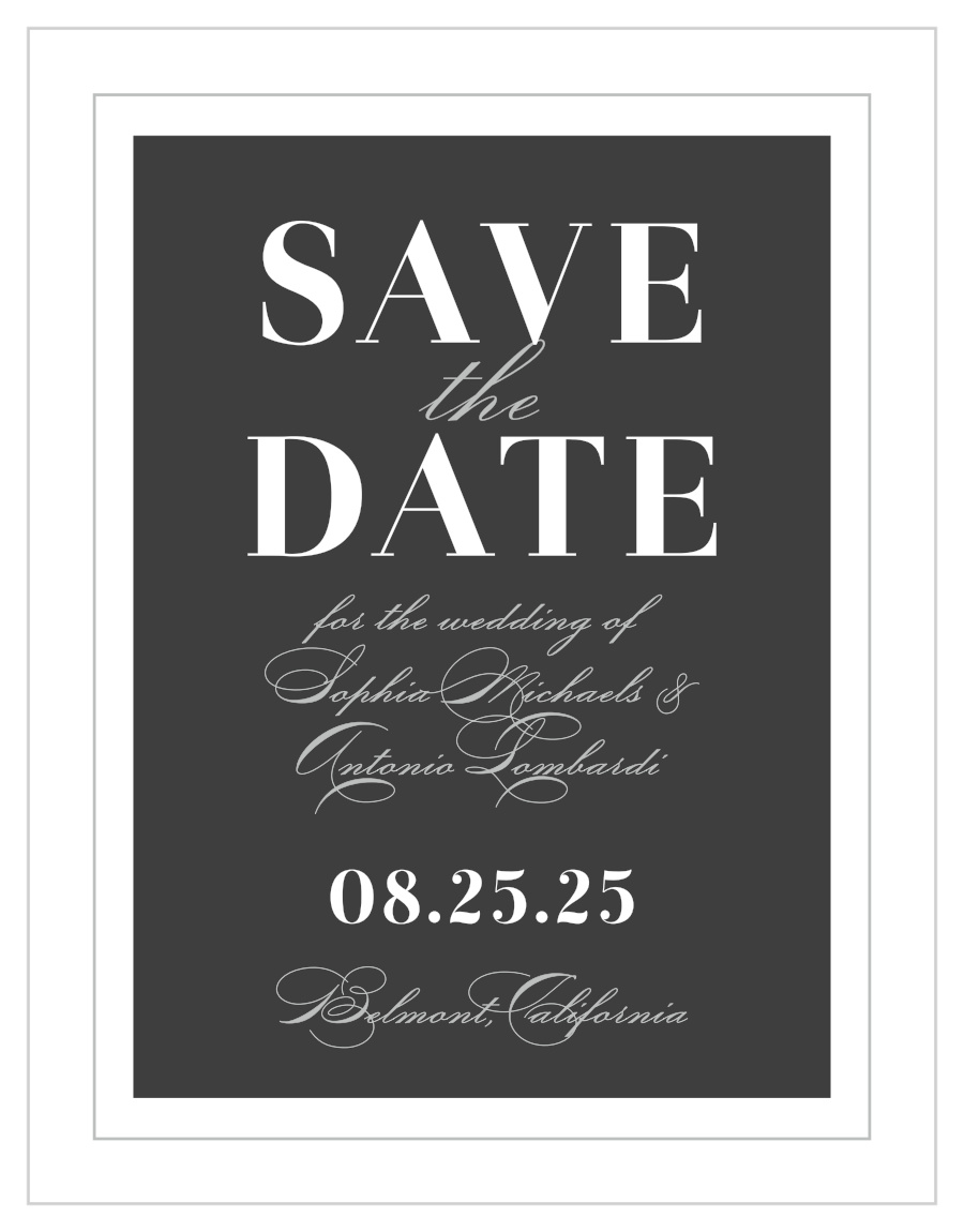 Framed Forever Save the Date Cards